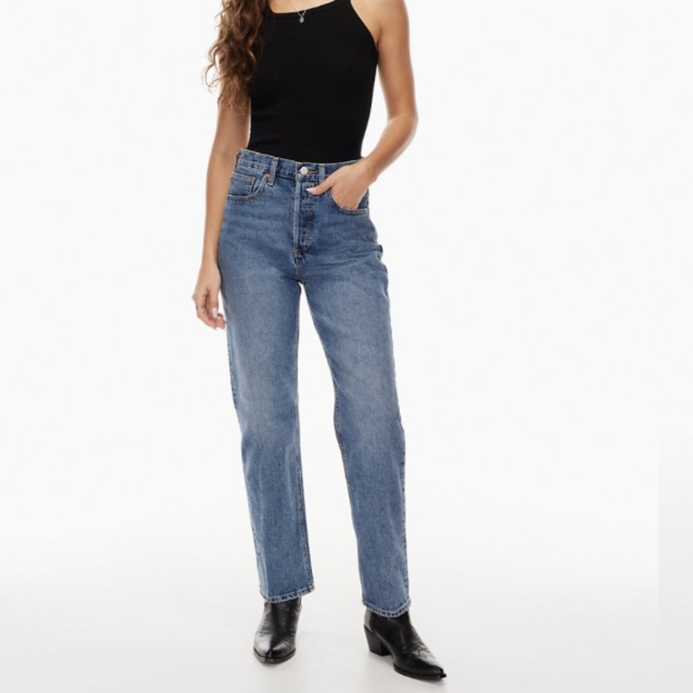 Aritzia Denim Forum Joni High Rise Loose jeans (26W/29L)